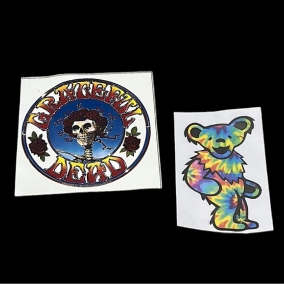 The Grateful Dead Stickers Dancing Bear Tye Die New Logo Band Hippy Sticker - Picture 1 of 8